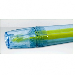 Highlighter Drehkugelschreiber aus Kunststoff-Flaschen